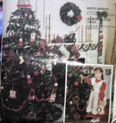4953 XMAS ORNAMENTS, STOCKING, CARDHOLDR, GIRL PINAFORE PATTERN